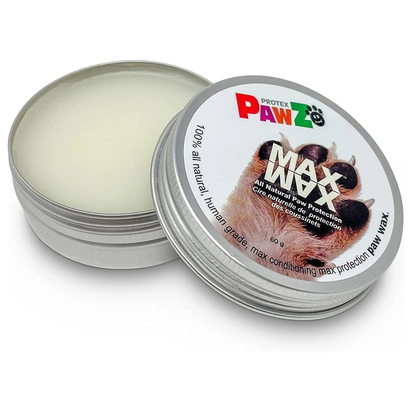 PawZ MAXWAX Paw and Nose Balm, Size: 60g jar