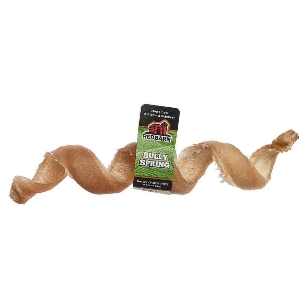 Redbarn Beef Pizzle Bully Spring Dog Chew 6 in.