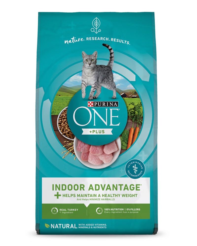 Purina ONE +Plus Indoor Advantage Dry Cat Food, Size: 7lb