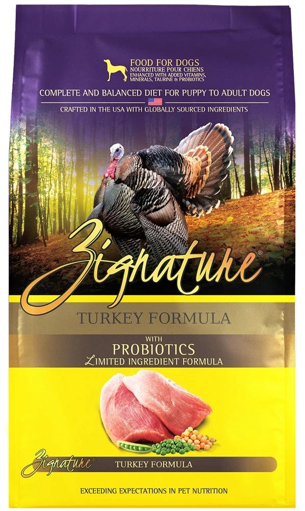 Zignature Original Turkey Formula Dry Dog Food, Size: 4lb