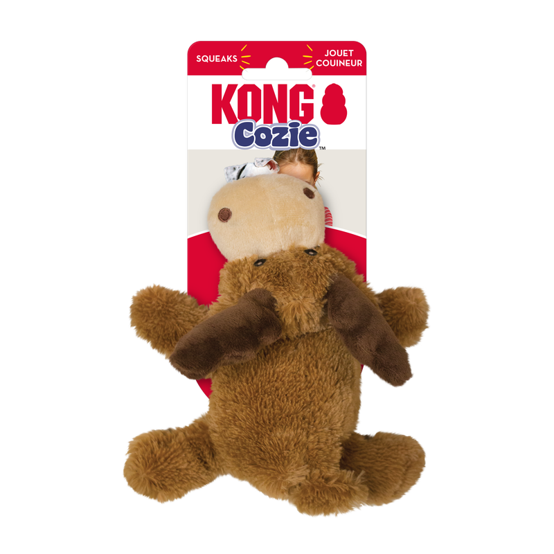 KONG Cozie Marvin Moose Small Dog Toy