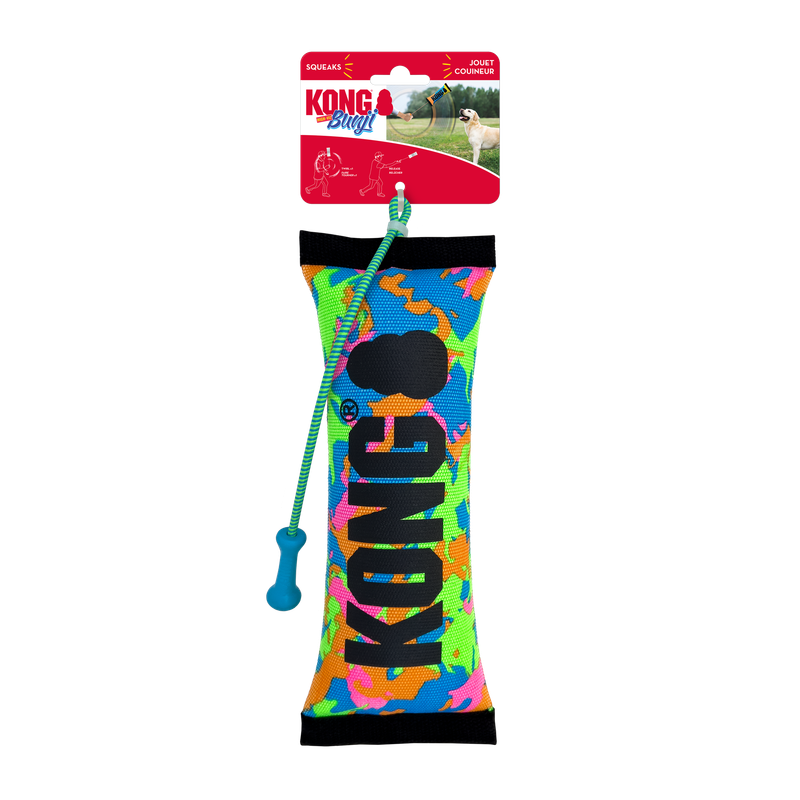 KONG Bunji Hi-Viz Bumper Medium Dog Toy