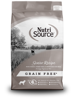 NutriSource Senior Recipe Grain Free Dry Dog Food