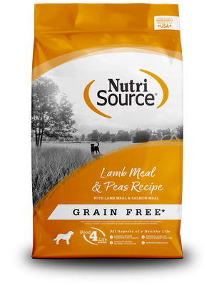 NutriSource Lamb Meal &amp; Peas Grain Free Dry Dog Food
