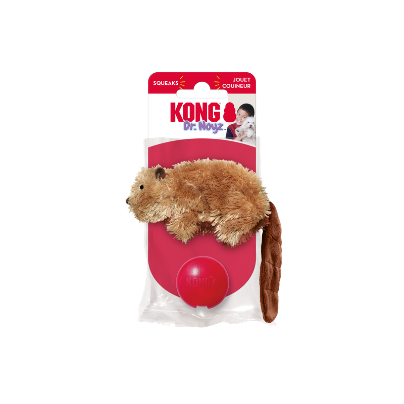 KONG Dr. Noyz Beaver Small Dog Toy