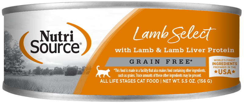 NutriSource Lamb Select Grain Free Wet Cat Food