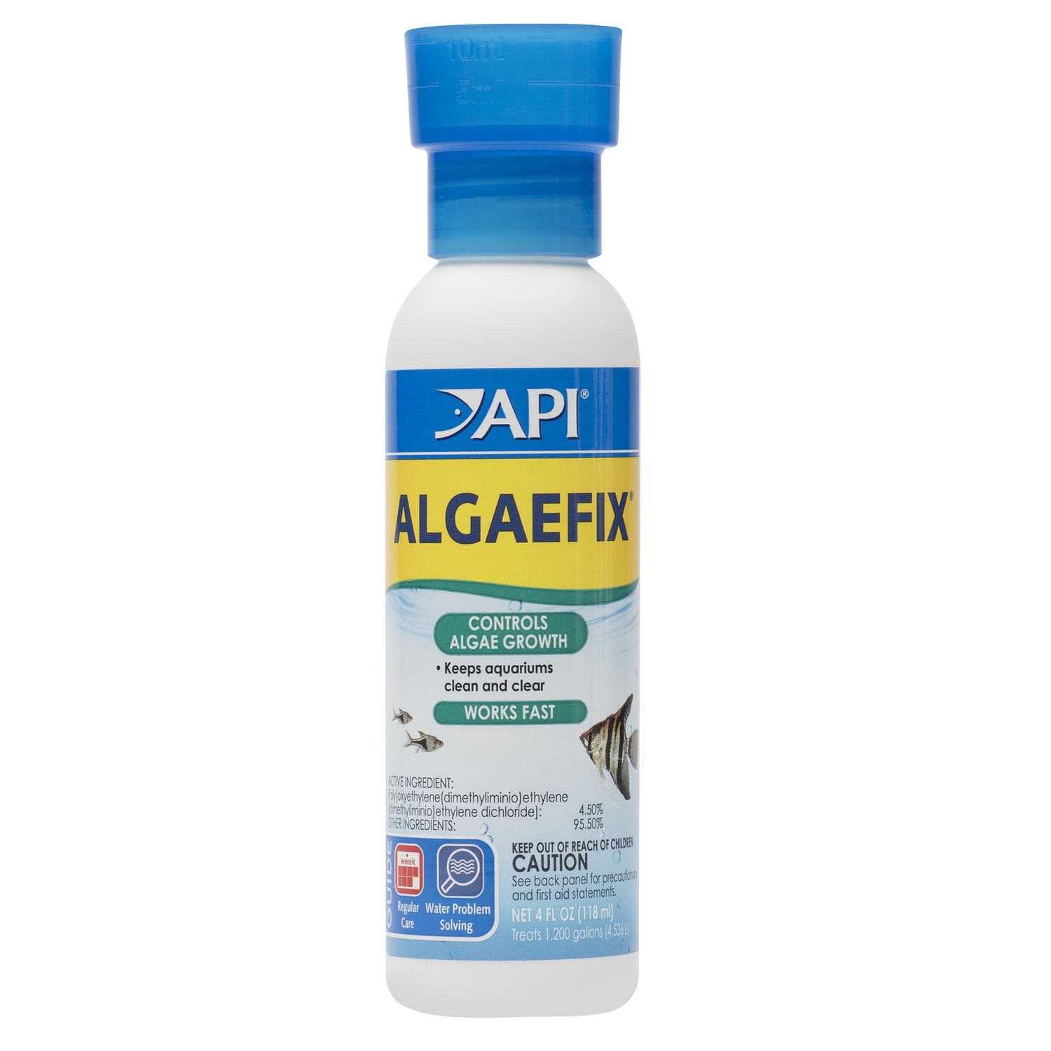 API AlgaeFix Freshwater Aquarium Alge Control, Size: 4oz