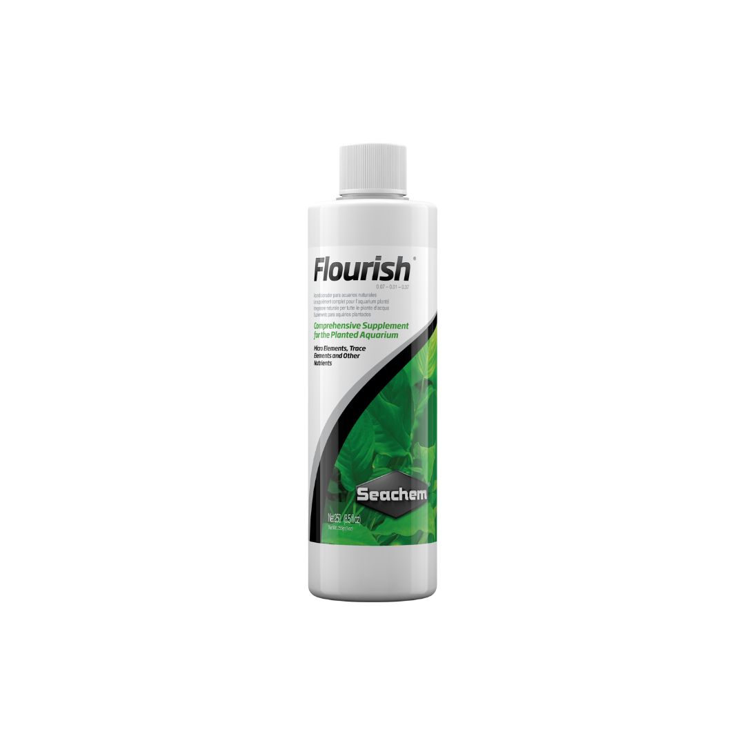 SeaChem Flourish Planted Aquarium Supplement, Size: 250ml/8.5 oz.