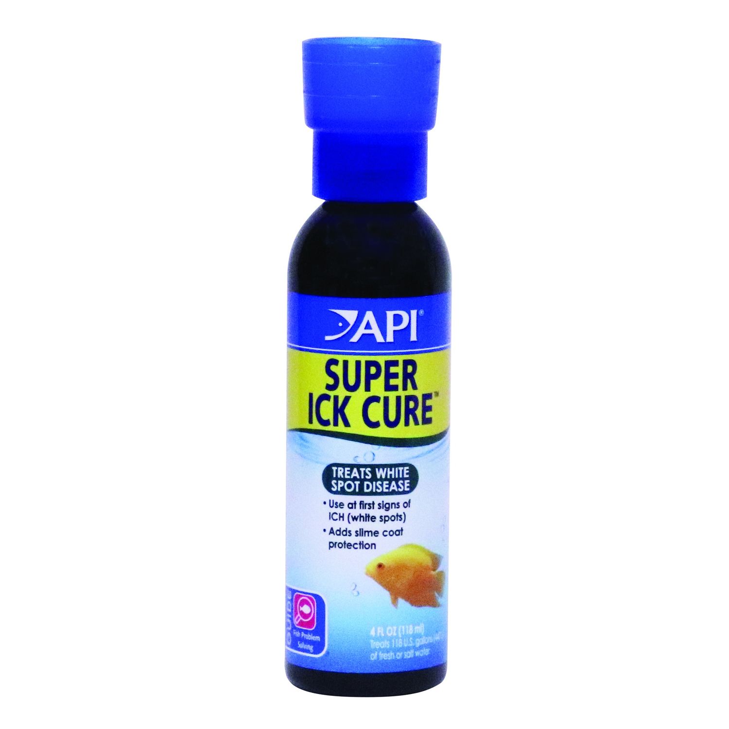 API Super Ick Cure Freshwater Fish Liquid Medication, Size: 4oz
