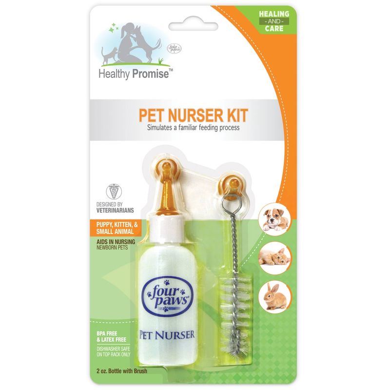 Four Paws Pet Nursing Kit - Bottle and Brush