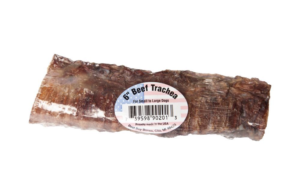 Best Buy Bones Nature's Own Beef Trachea All Natural Dog Chew, Size: 6 Inch