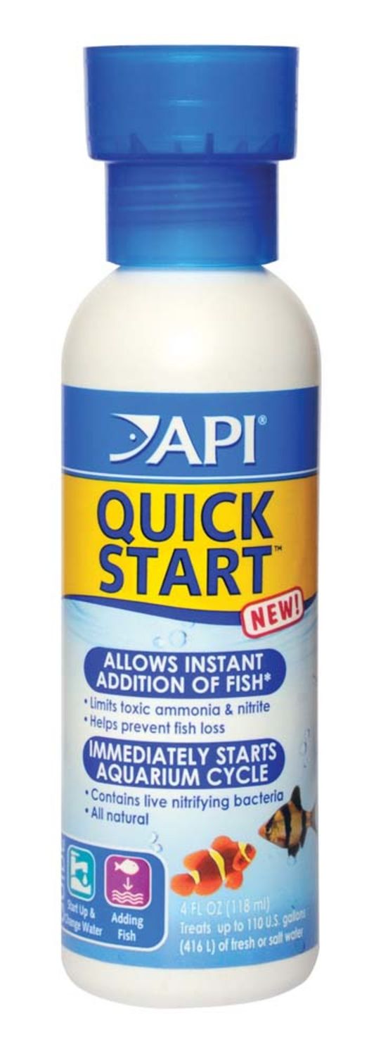 API Quick Start Aquarium Water Conditioner, Size: 4oz
