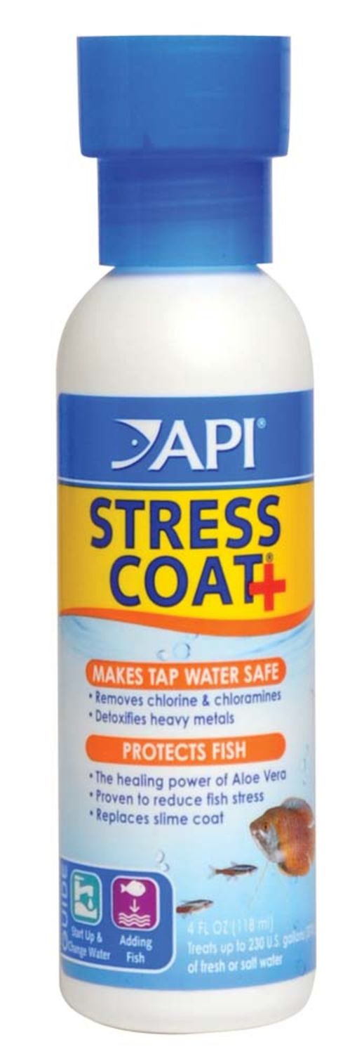 API Stress Coat Aquarium Water Conditioner, Size: 4oz