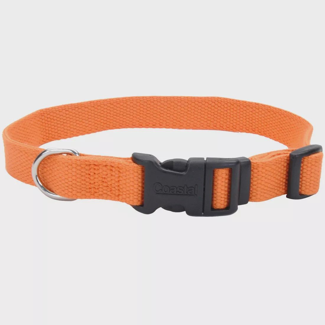 Coastal New Earth Soy Adjustable Dog Collar, Color: Pumpkin, Size: XX-Small