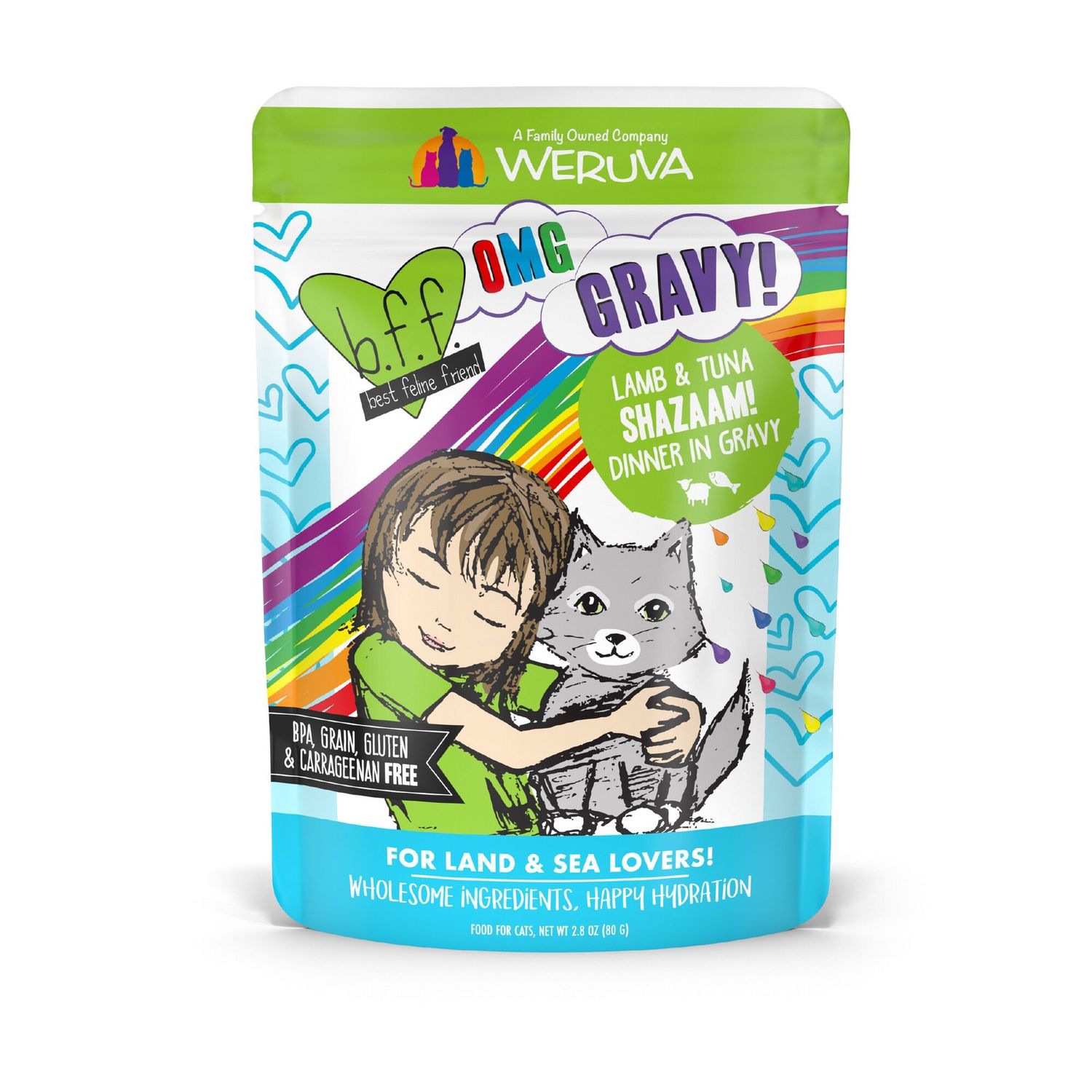 Weruva BFF OMG Shazaam! Wet Cat Food, Size: 2.8oz