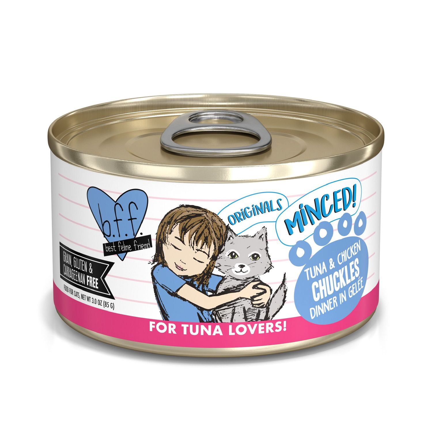 Weruva BFF Minced Chuckles Wet Cat Food, Size: 3oz