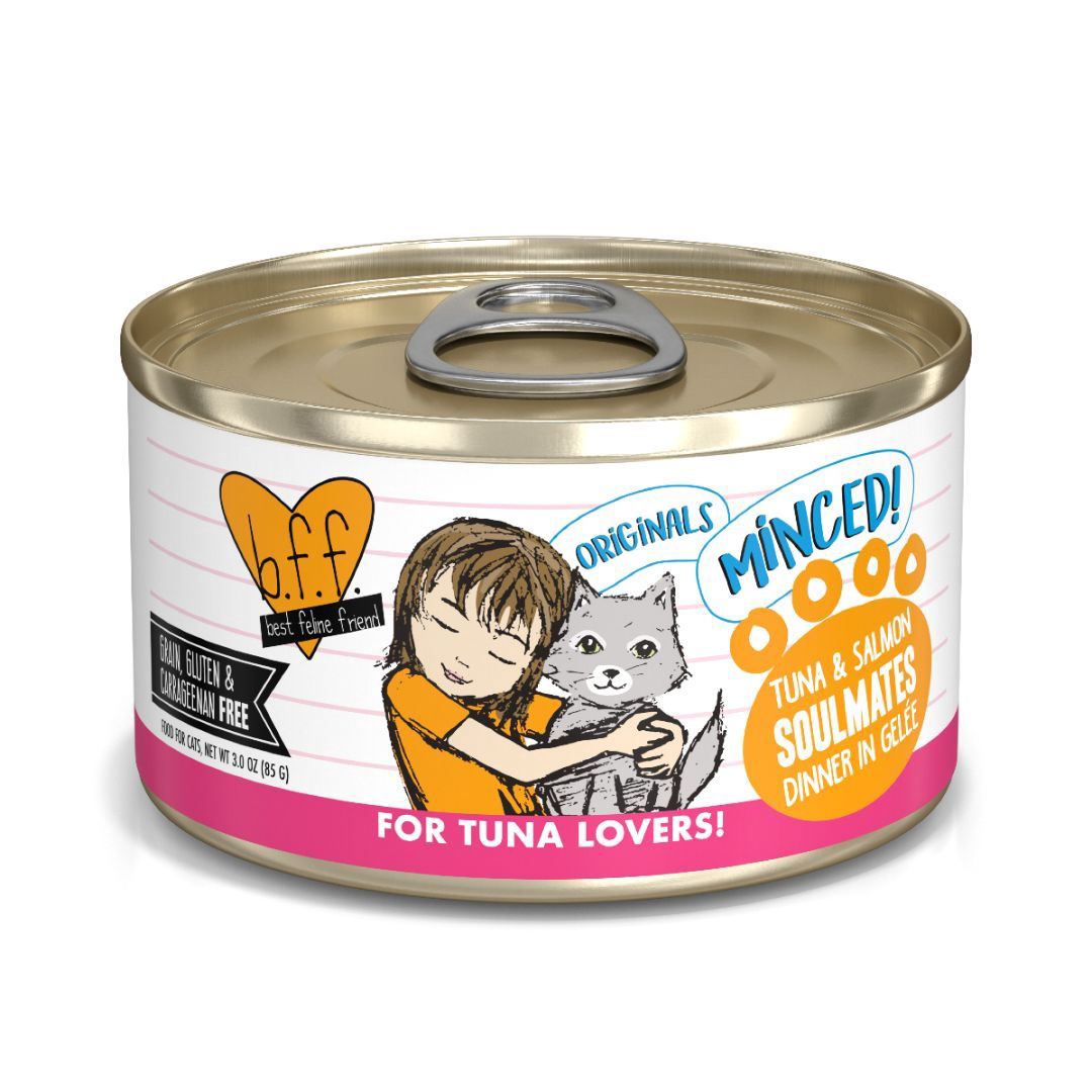 Weruva BFF Minced Soulmates Wet Cat Food, Size: 3oz