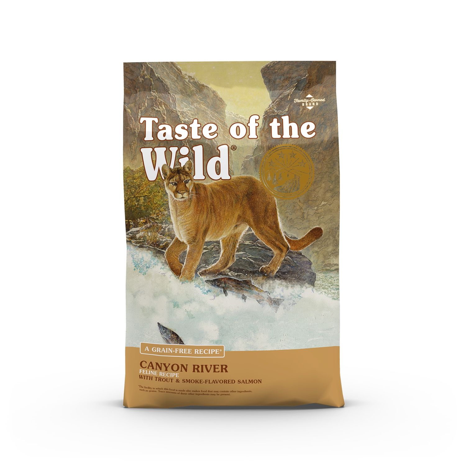 Taste of the Wild Canyon River Dry Cat Food, Size: 5lb