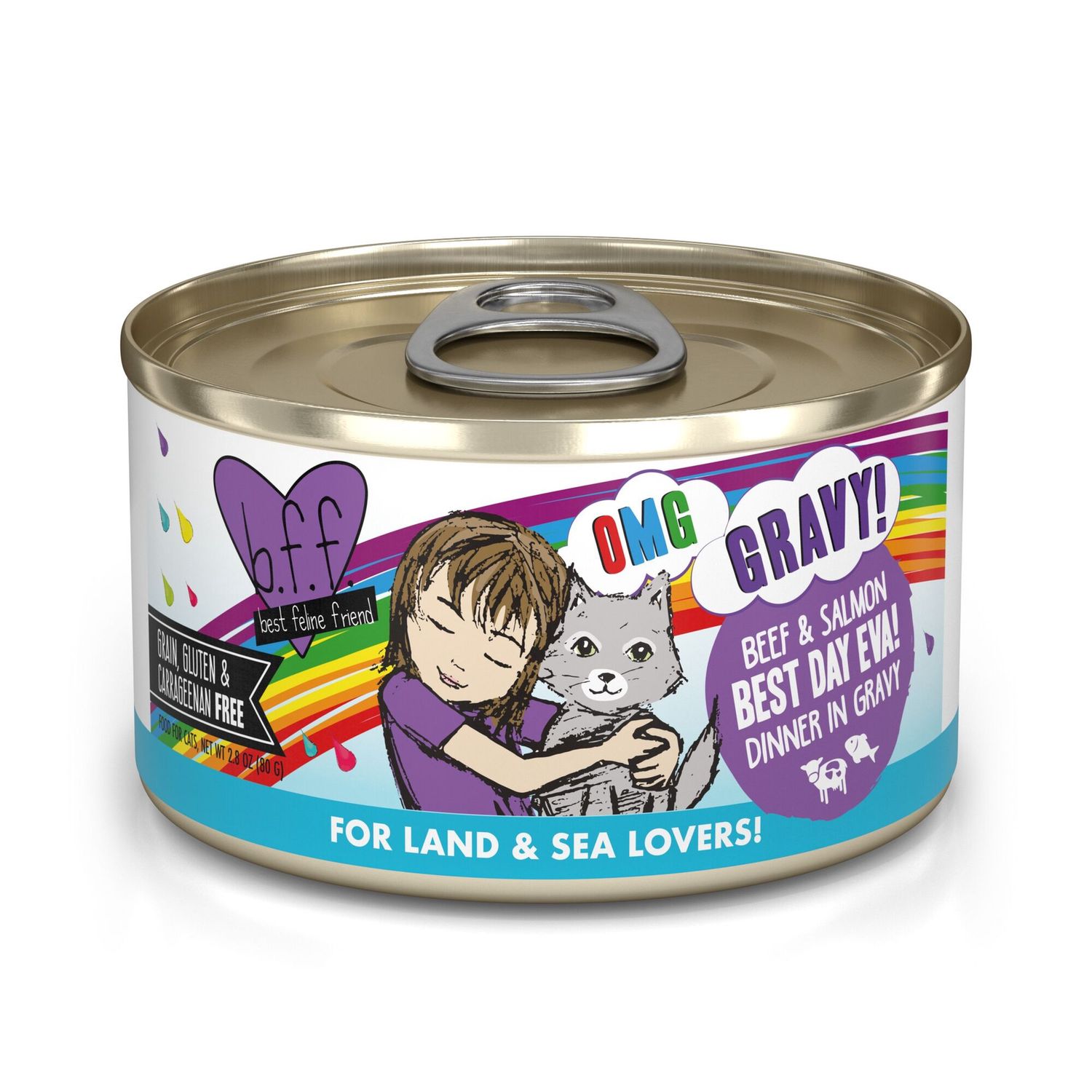 Weruva BFF OMG Best Day Eva! Wet Cat Food, Size: 2.8oz