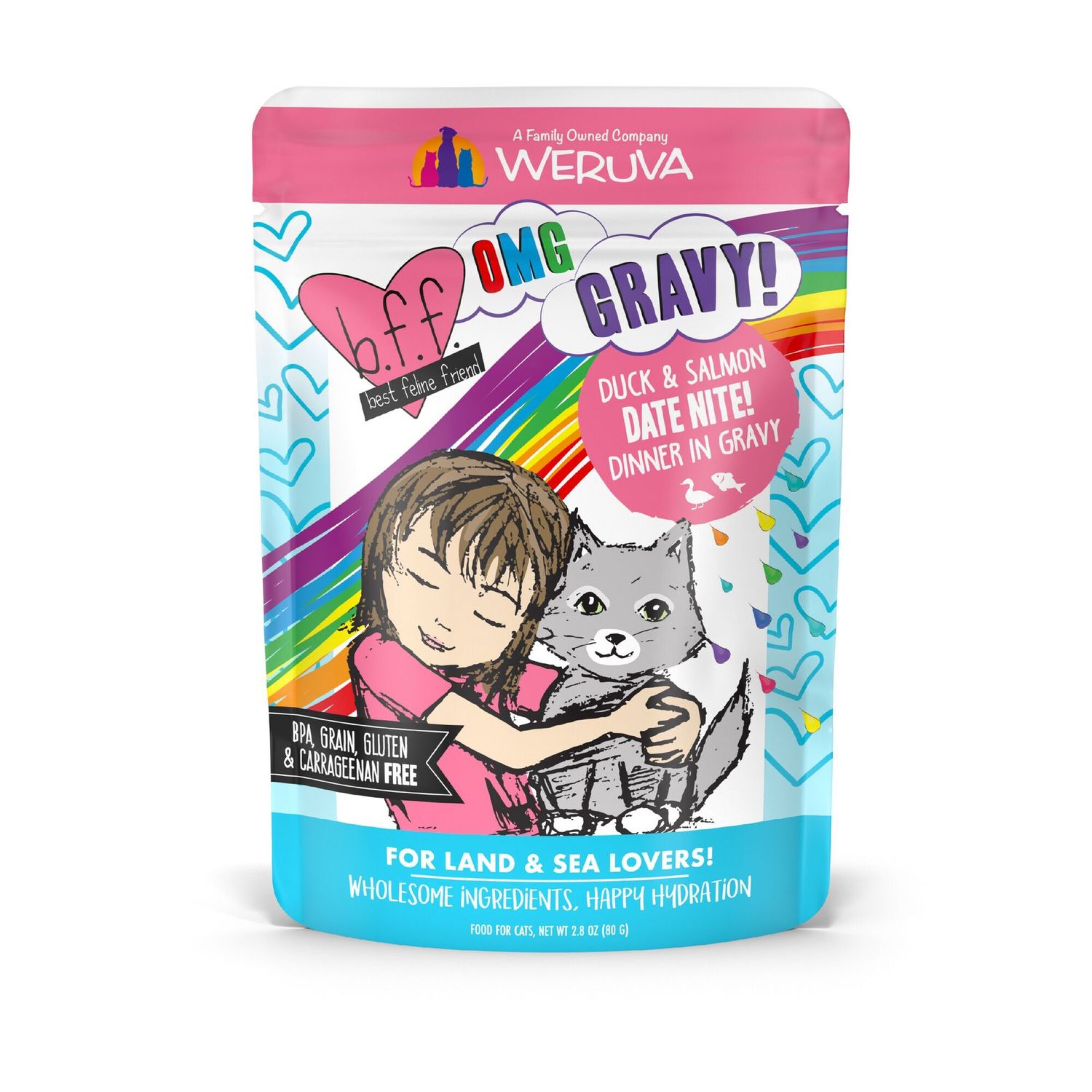 Weruva BFF OMG Date Nite! Wet Cat Food, Size: 2.8oz