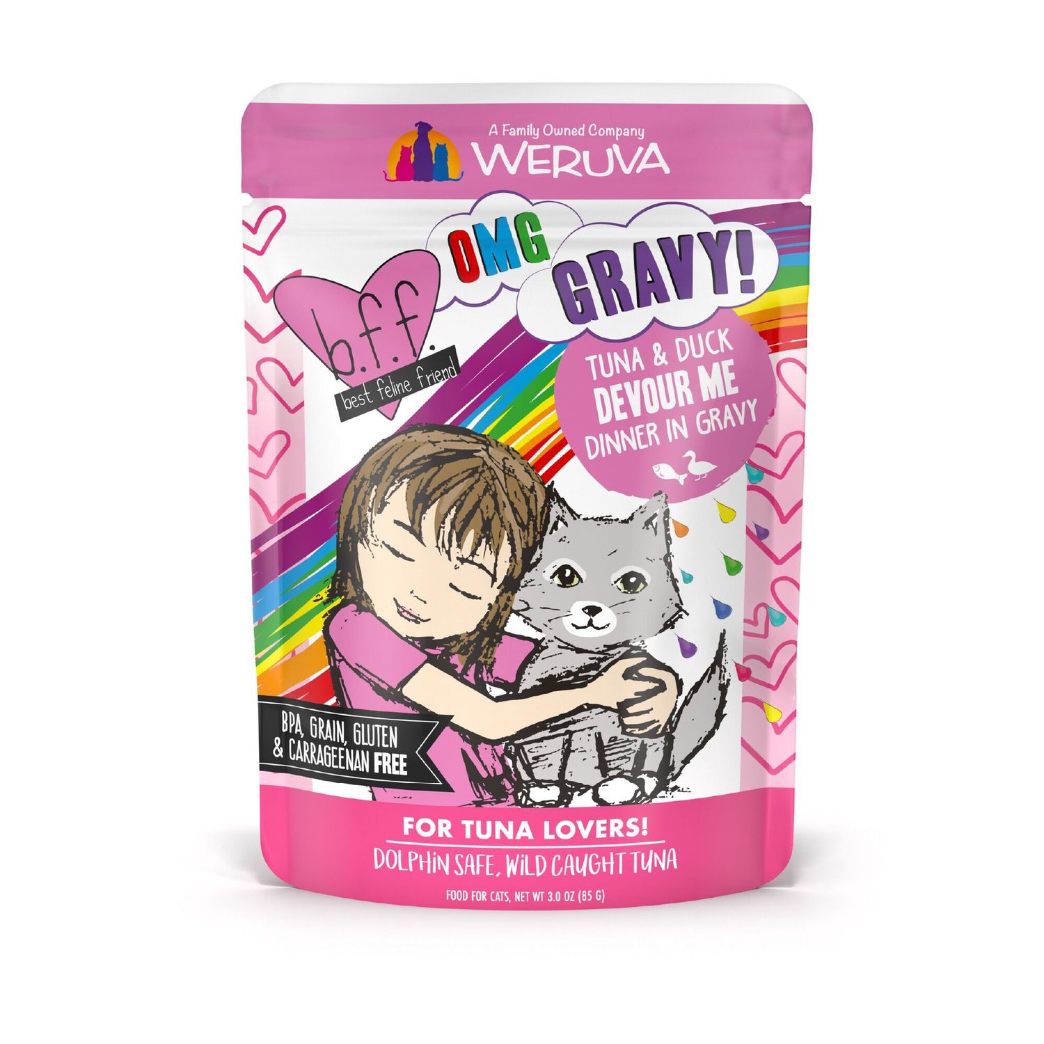 Weruva BFF OMG Devour Me Wet Cat Food, Size: 3oz