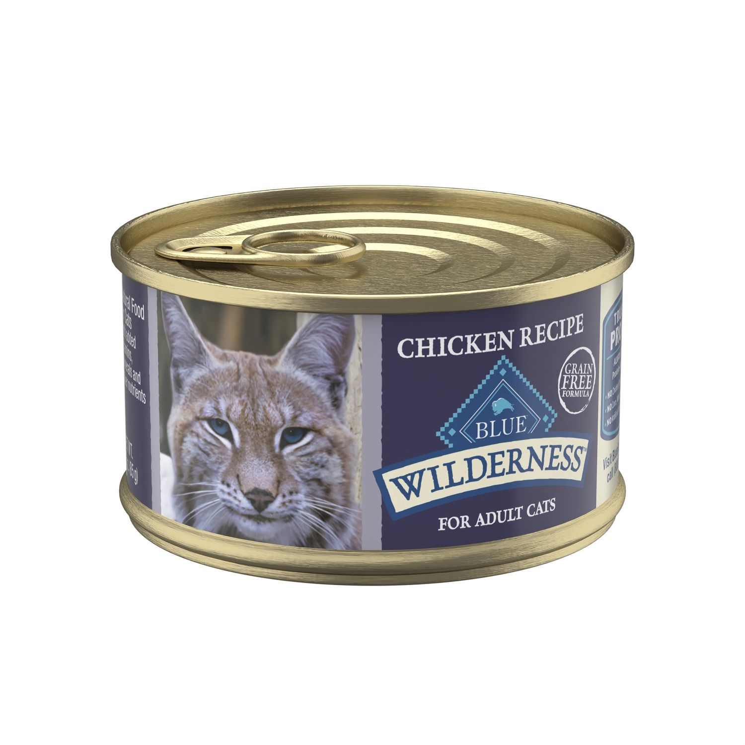 Blue Buffalo Wilderness Chicken Recipe Wet Cat Food, Size: 3oz