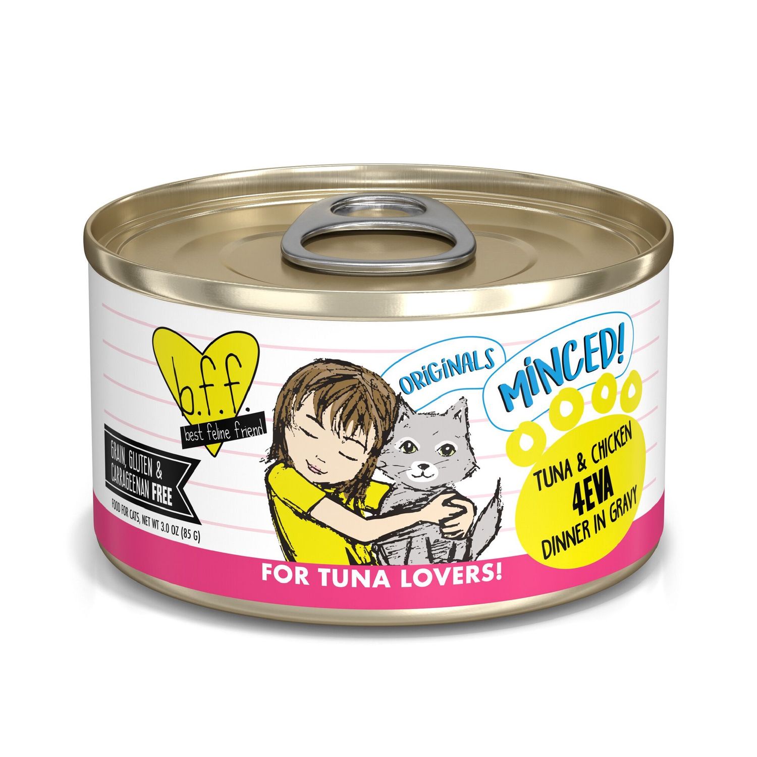 Weruva BFF Minced 4Eva Wet Cat Food, Size: 3oz