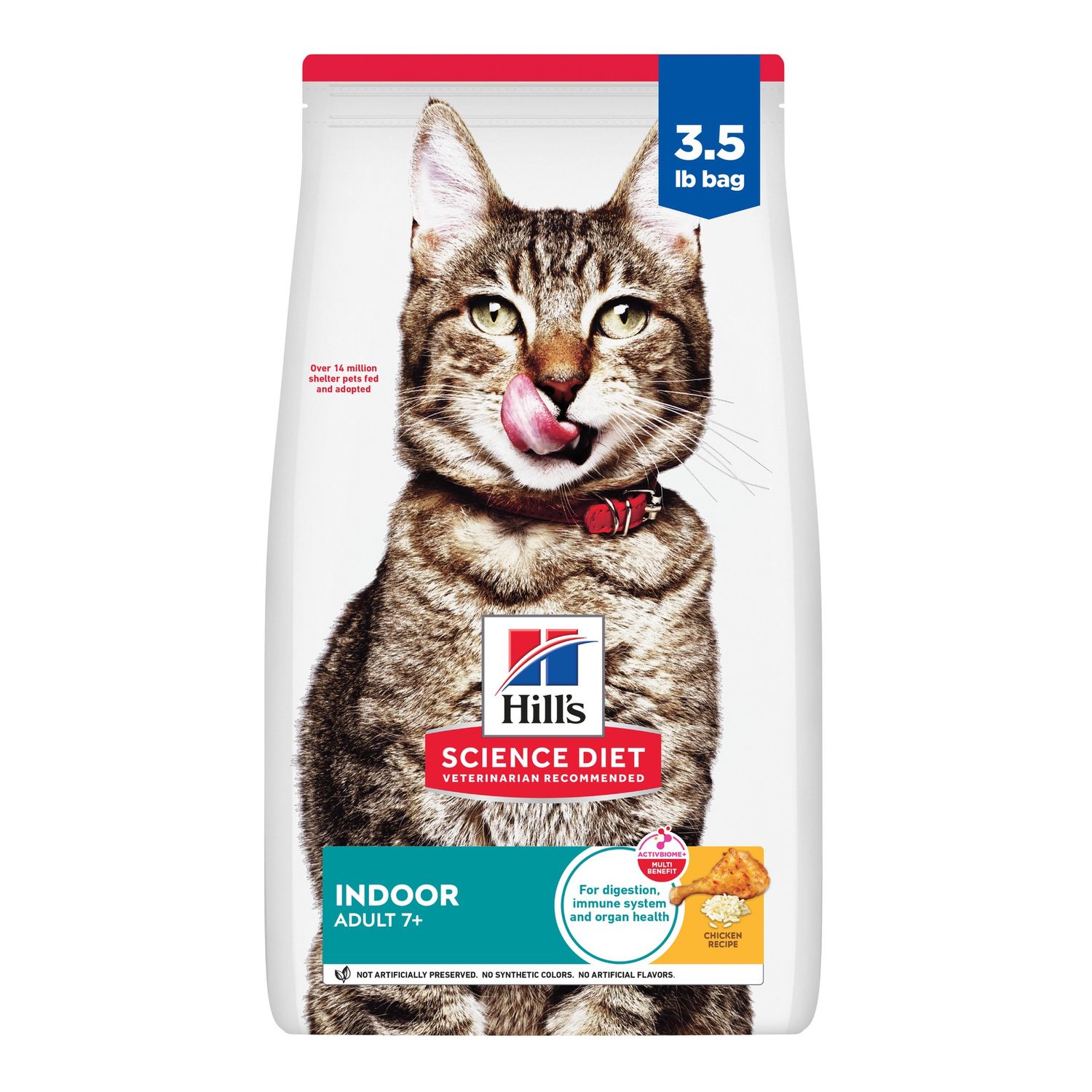 Hill's Science Diet Adult 7+ Indoor Dry Cat Food, Size: 3.5lb