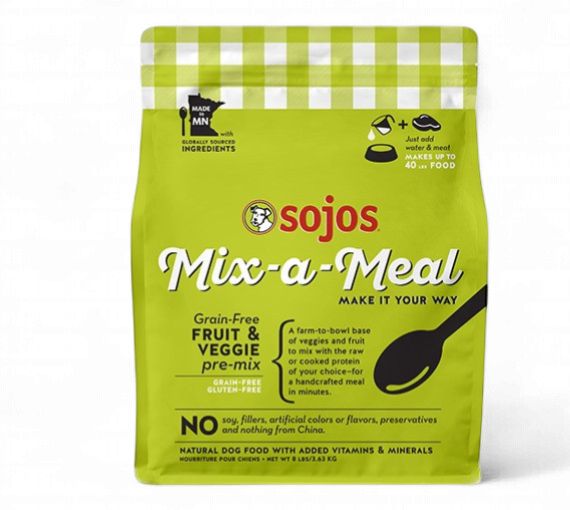 Sojos Mix-a-Meal Grain-Free Recipe Pre-Mix Dog Food 8 Llb.