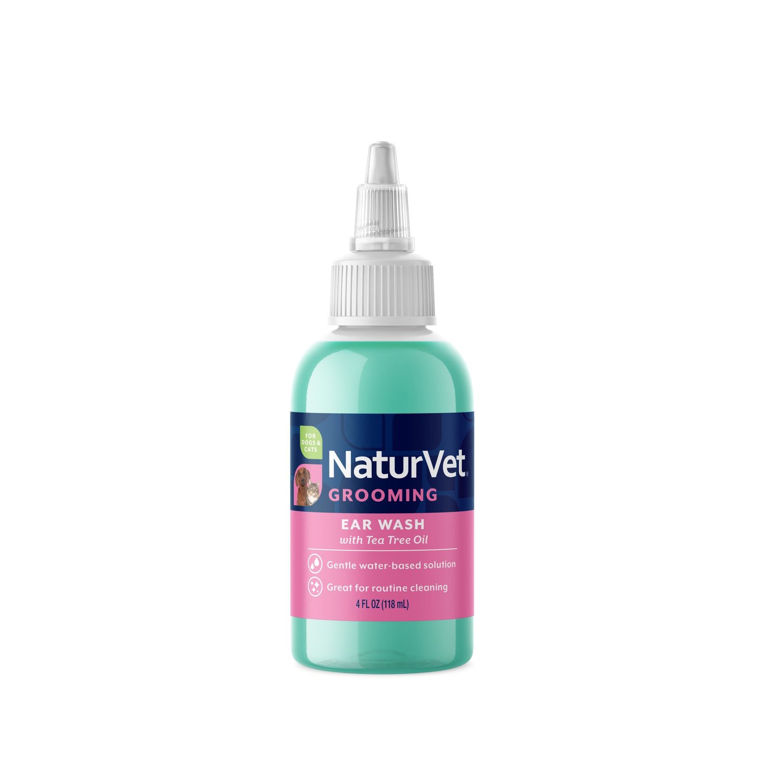NaturVet Ear Wash Liquid, Size: 4 fl oz