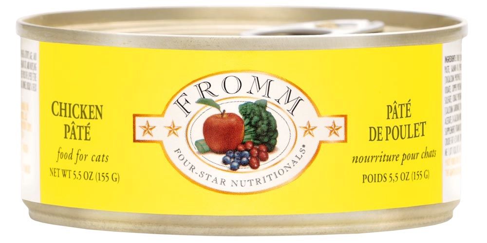 Fromm Four-Star Chicken Pâté Wet Cat Food, Size: 5.5OZ