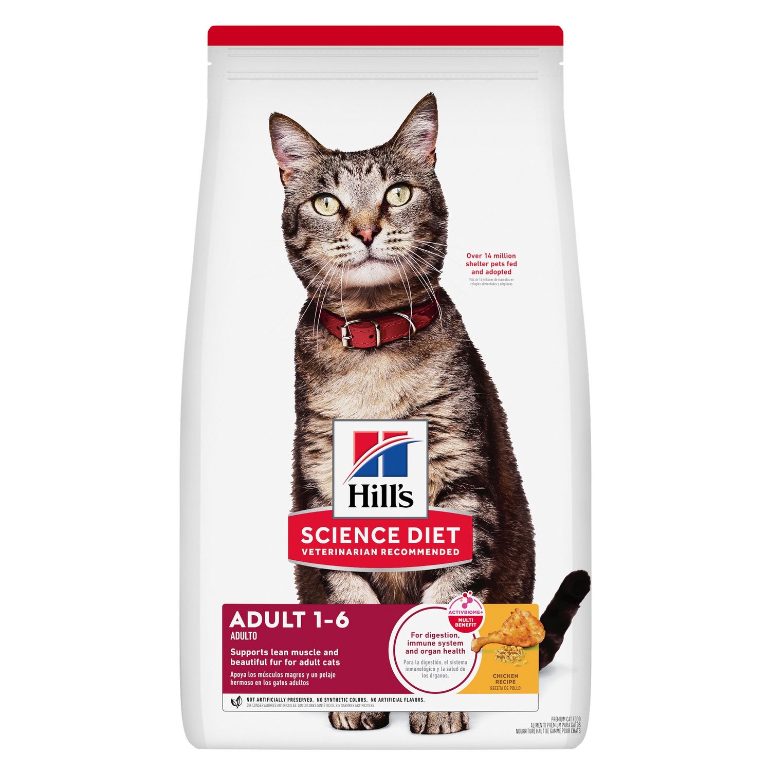 Hill's Science Diet Adult Chicken Recipe Dry Cat Food, Size: 7lb