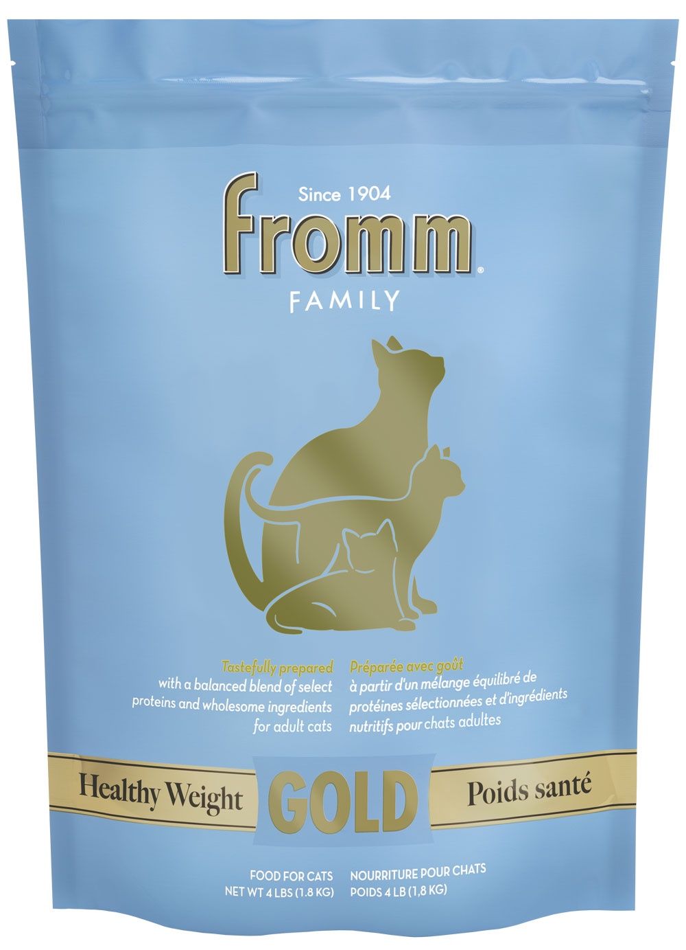 Fromm Gold Healthy Weight Dry Cat Food, Size: 4LB