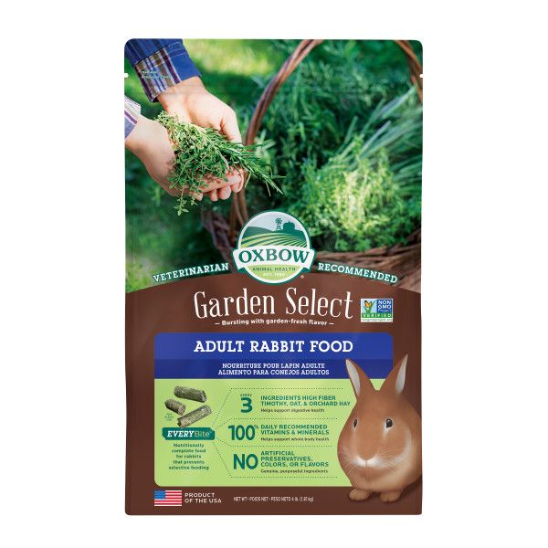Oxbow Garden Select Adult Rabbit Food, Size: 4lb