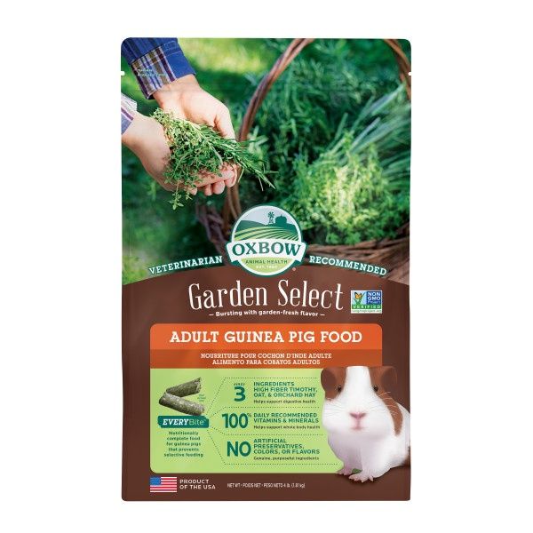 Oxbow Garden Select Adult Guinea Pig Food, Size: 4lb