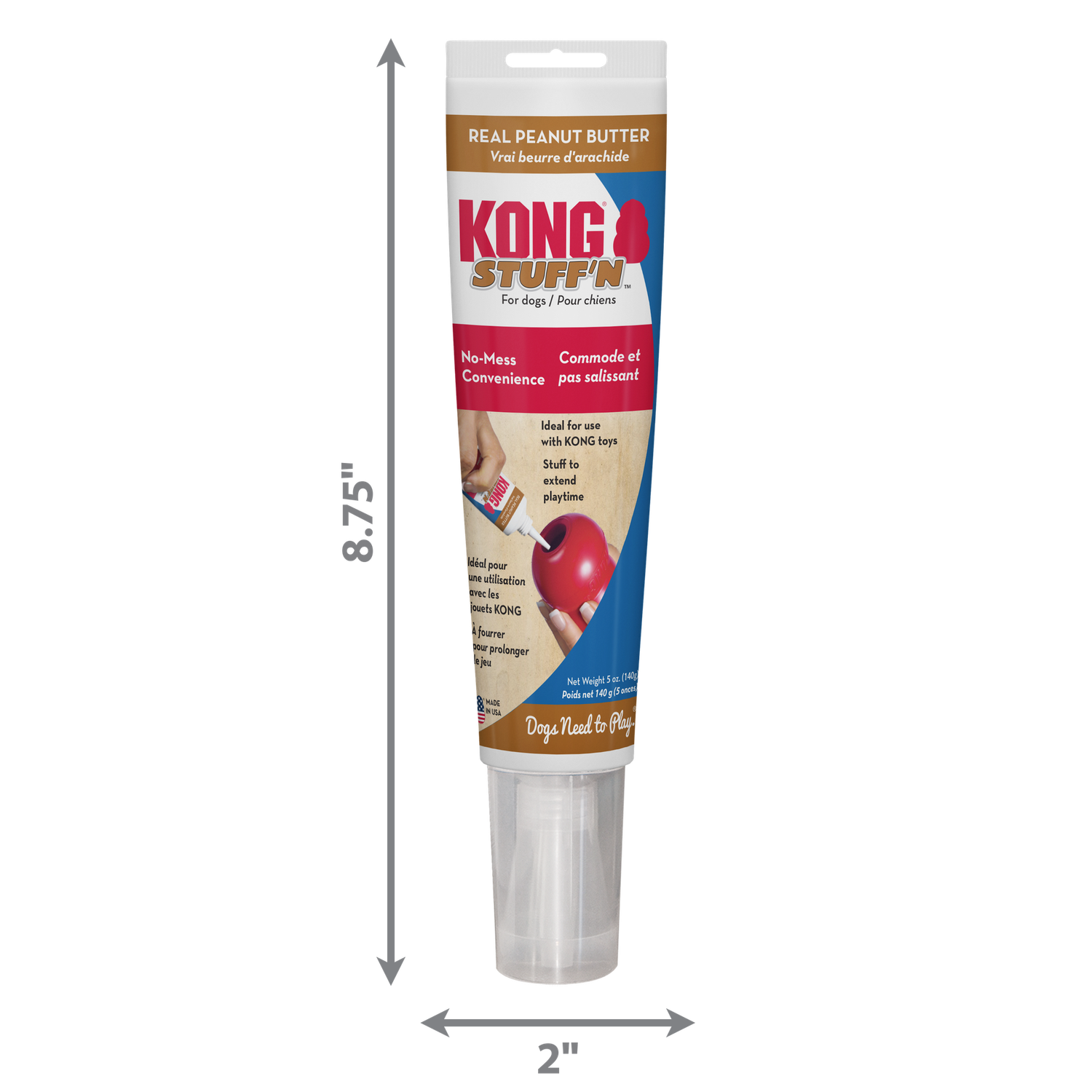 KONG Stuff'N Treat 5oz., Flavor: Peanut Butter, Size: 5oz.