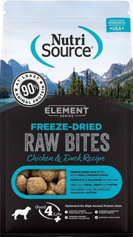 NutriSource Element Freeze Dried Raw Chicken &amp; Duck Dog Food