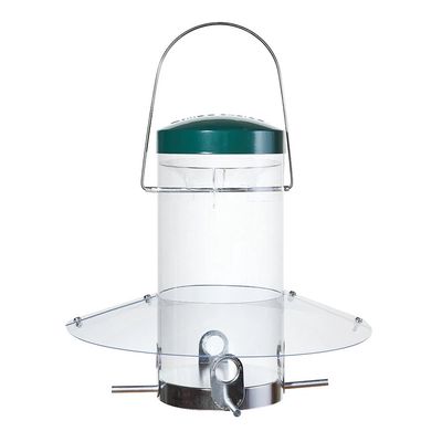 Birds Choice Hanging Classic Bird Feeder with Baffle Weather Guard 12 Inch