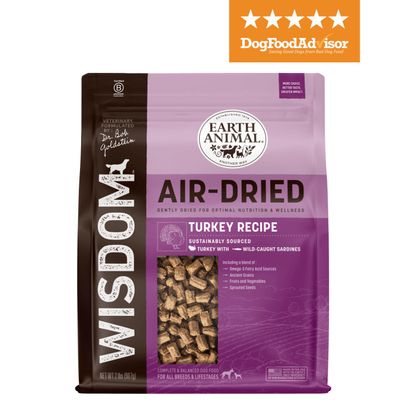 Earth Animal Wisdom Turkey Recipe Air-Dried Dog Food