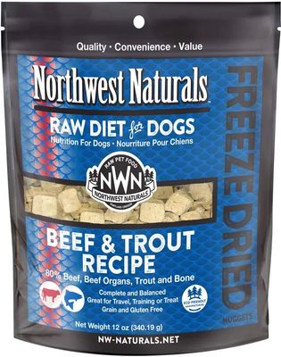 Northwest Naturals Freeze Dried Beef &amp; Trout Nuggets