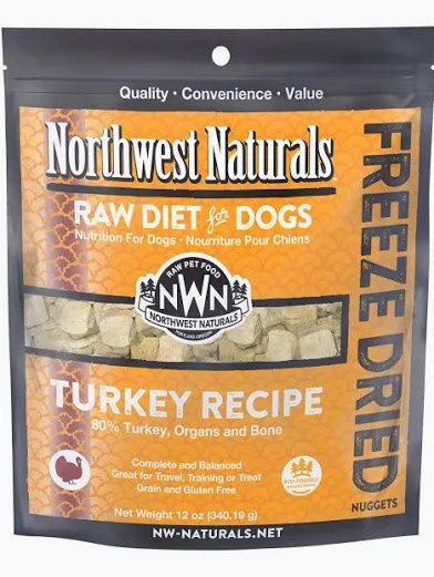 Northwest Naturals Freeze Dried Turkey Nuggets, Size: 25oz