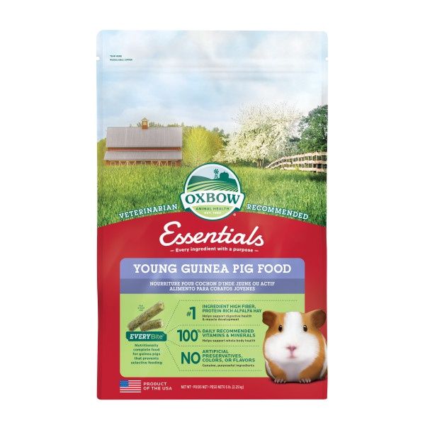 Oxbow Essentials Young Guinea Pig Food, Size: 5lb
