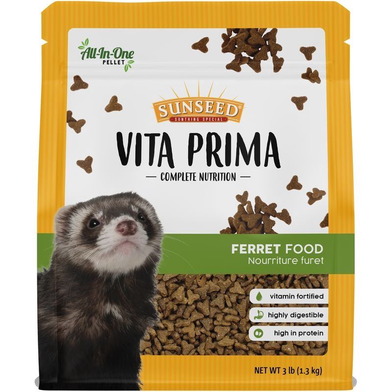 Sunseed Vita Prima Ferret Food, Size: 3lb