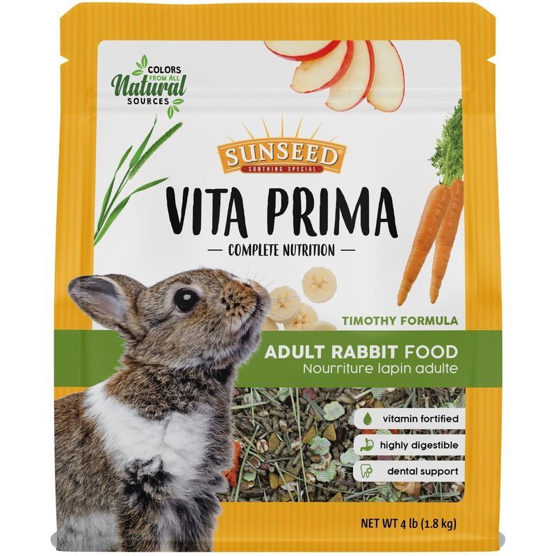 Sunseed Vita Prima Adult Rabbit Food, Size: 4lb