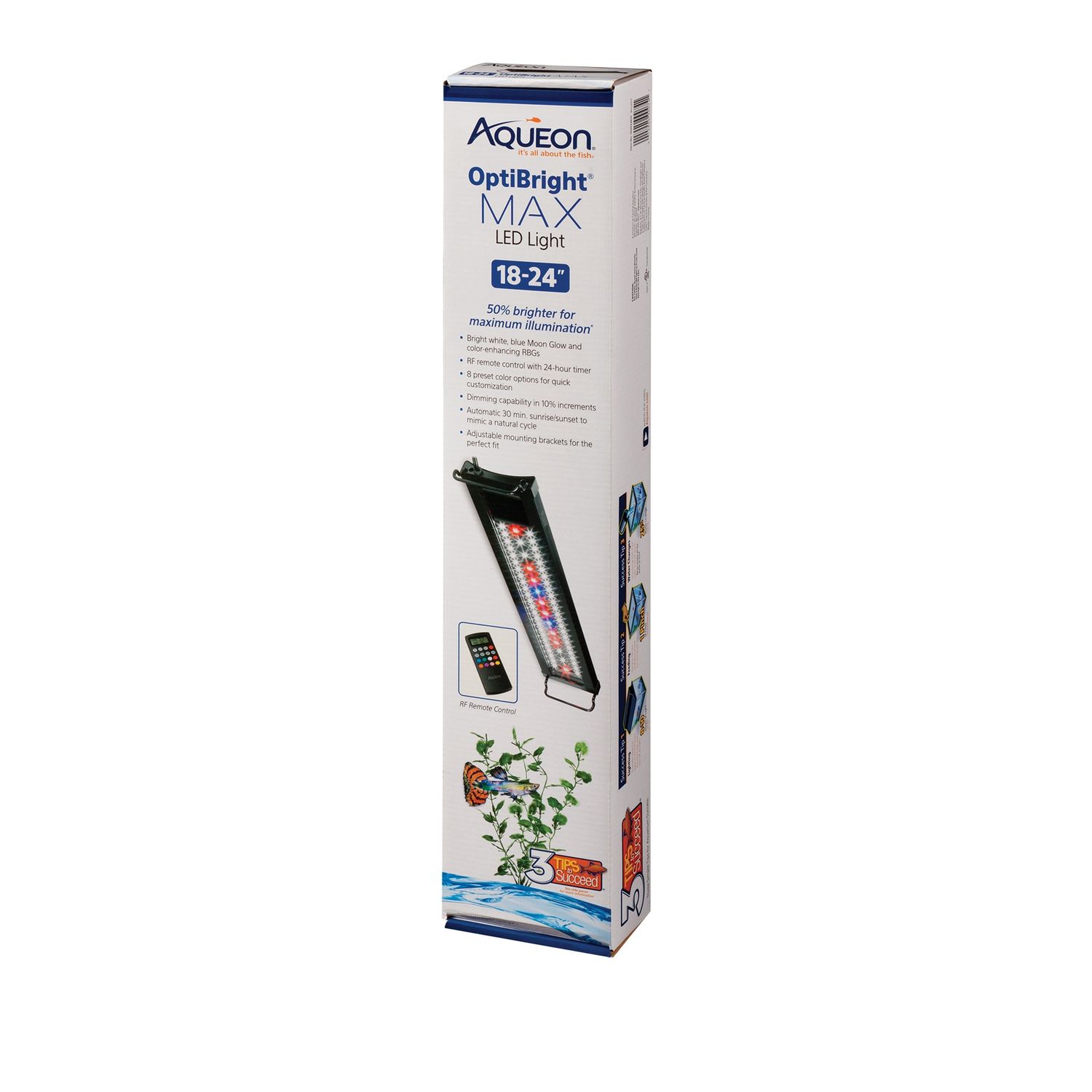 Aqueon OptiBright MAX LED Light, Size: 18-24"