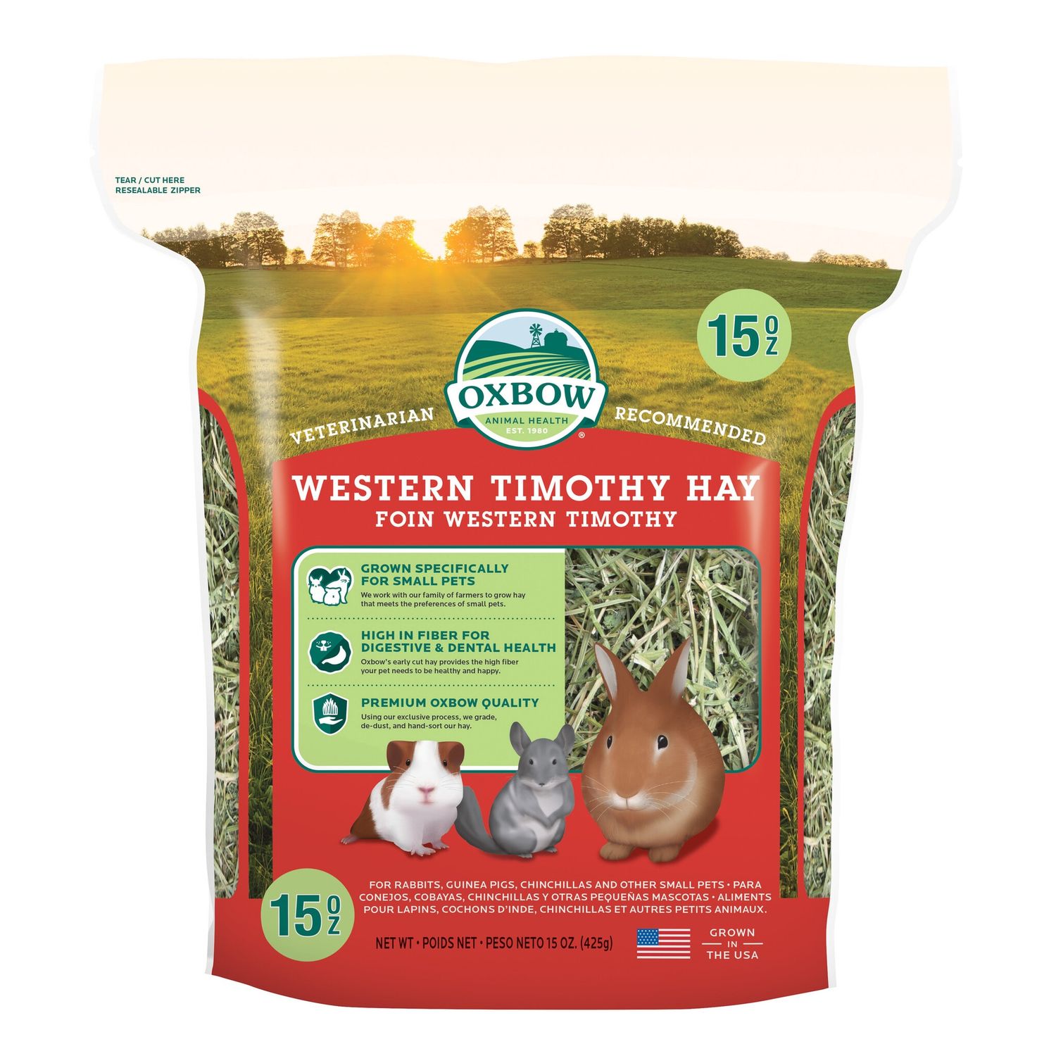 Oxbow Western Timothy Hay, Size: 15oz