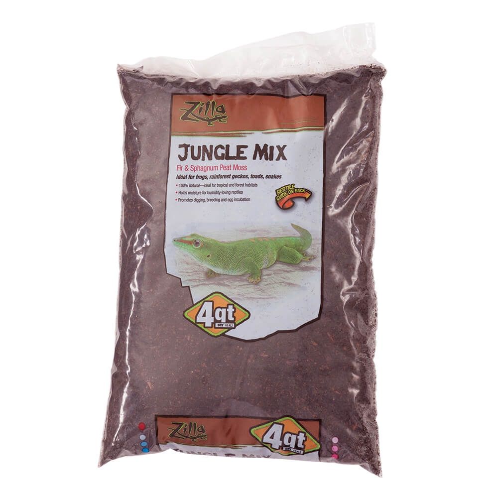 Zilla Jungle Mix Reptile Bedding, Package Size: 4 Quart