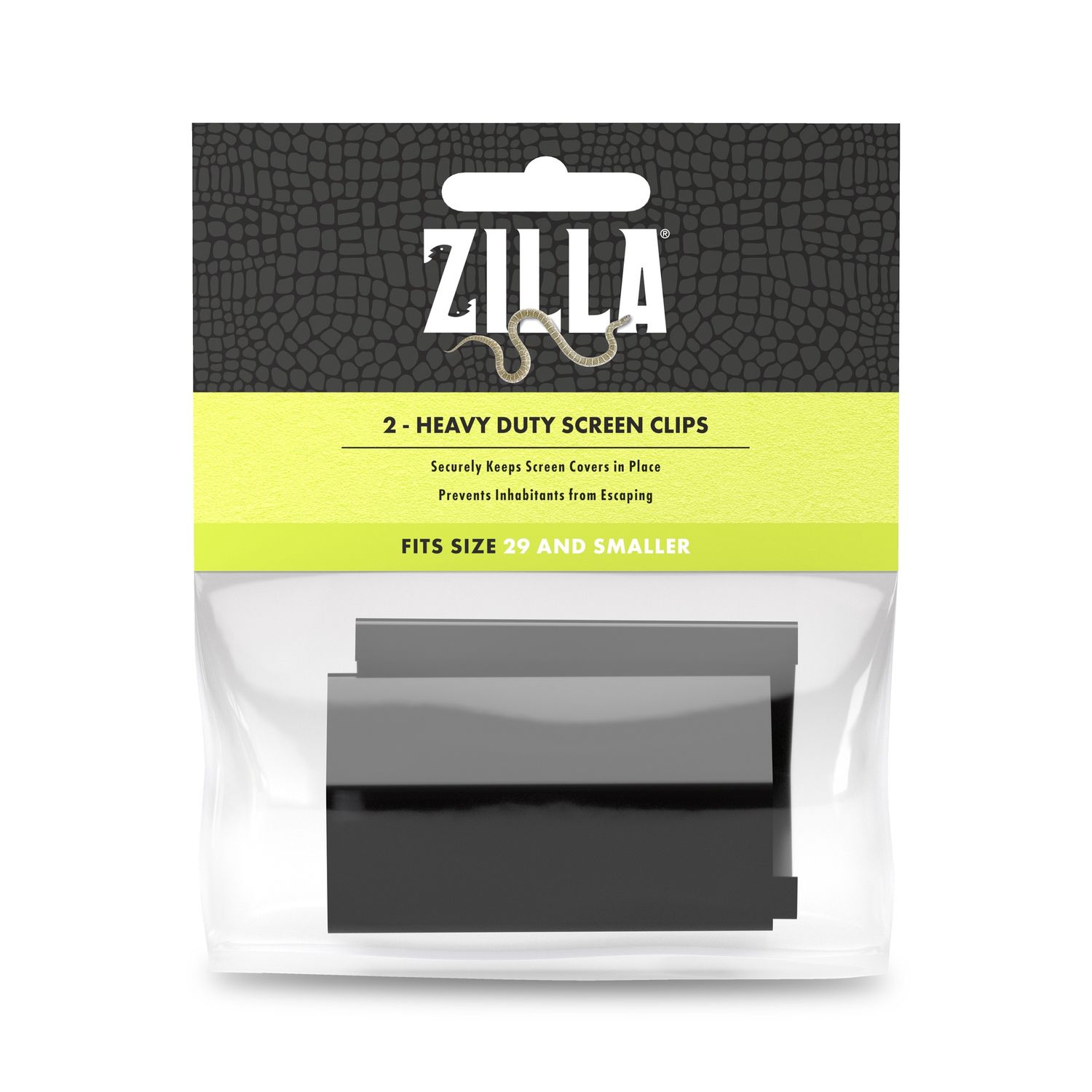 Zilla Heavy Duty Screen Cover Clips, Size: Small (Fits Tank Size 5-29 Gallon)