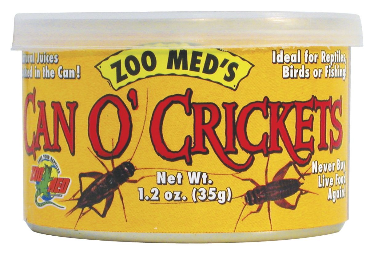 Zoo Med Can O' Crickets, Size: 1.2oz