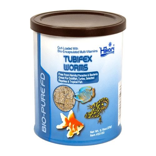 Hikari Bio-Pure® Freeze-Dried Tubifex Worms, Size: 0.78oz